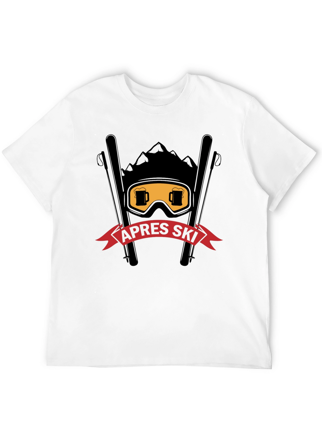 Après Ski T-Shirt: Beer Goggles & Mountain Design