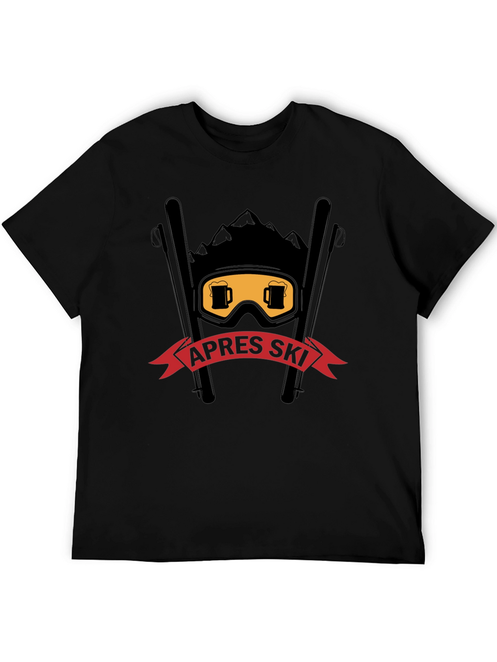 Après Ski T-Shirt: Beer Goggles & Mountain Design