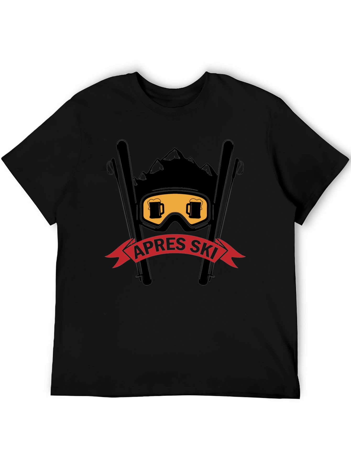 Après Ski T-Shirt: Beer Goggles & Mountain Design
