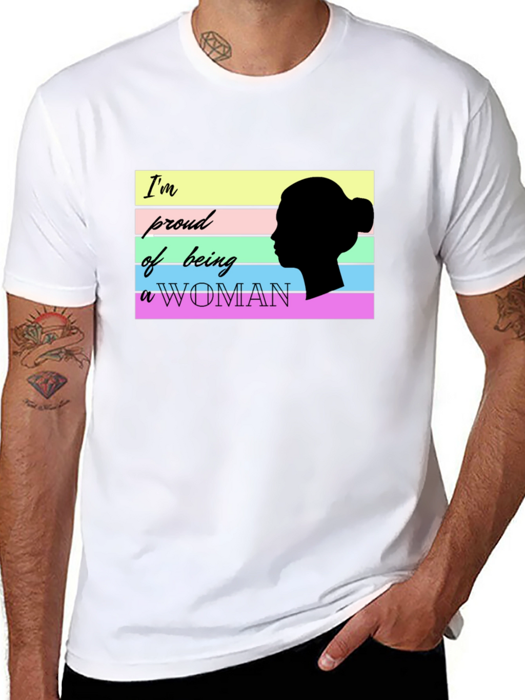 Proud Woman T-Shirt - Stylish Feminist Tee