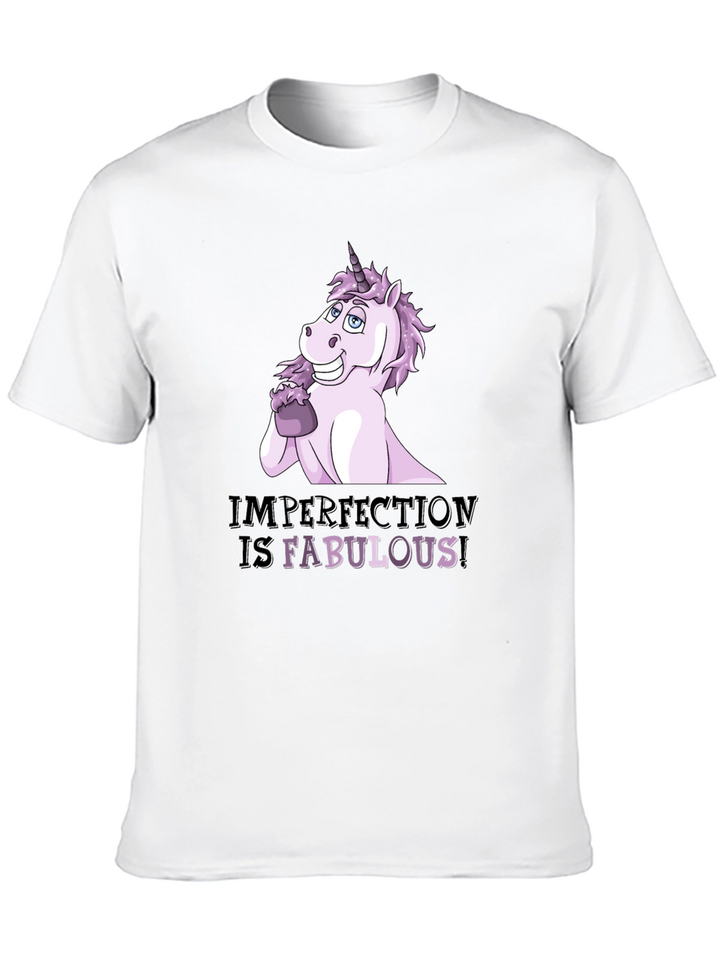Imperfect Fabulous Unicorn Graphic T-Shirt