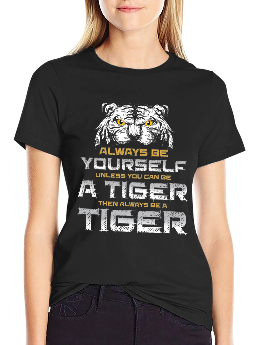 Always Be Yourself Tiger Graphic Tee