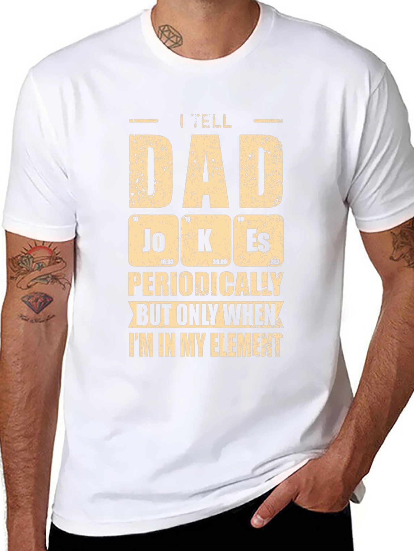 I Tell Dad Jokes Periodically Mens T-Shirt