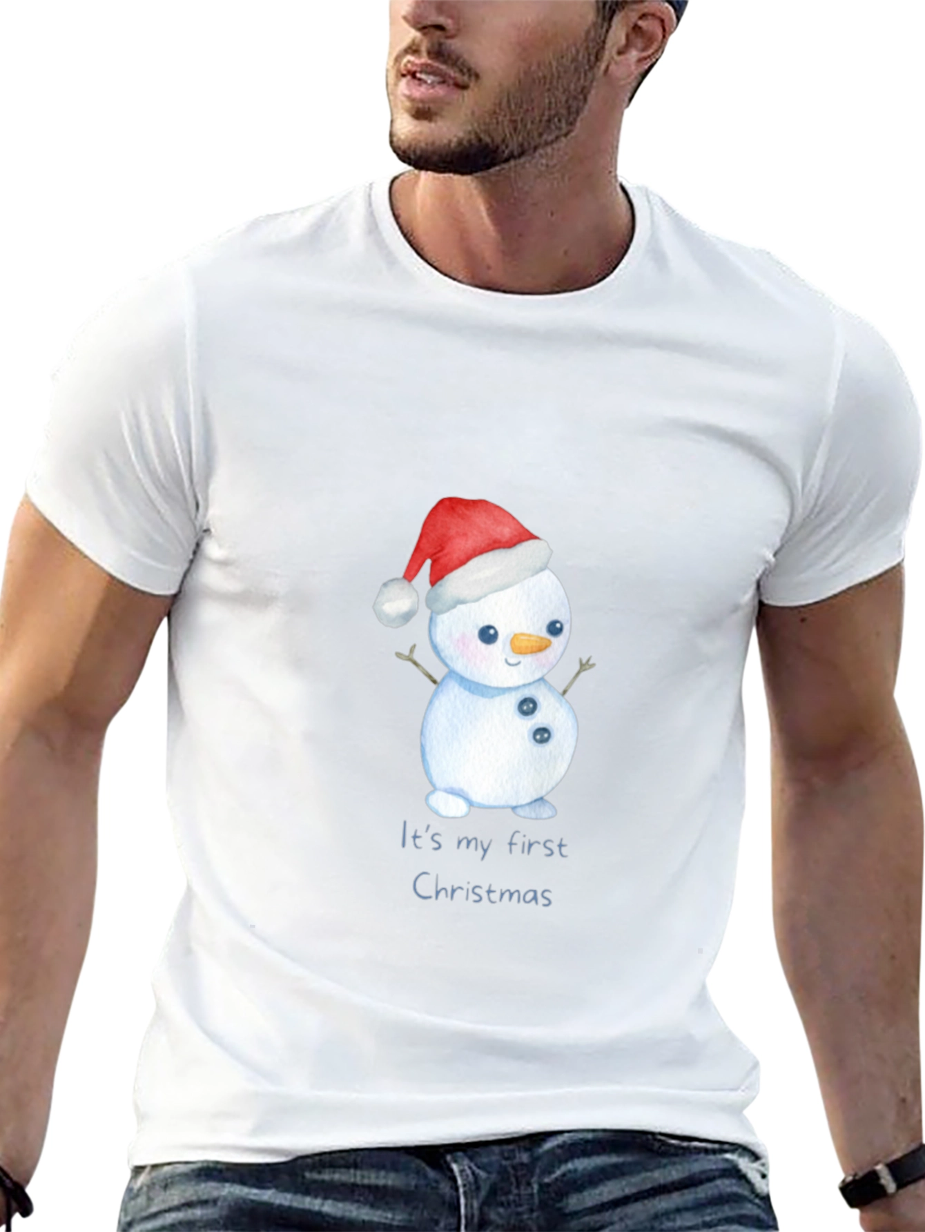 First Christmas Snowman T-Shirt - Holiday Apparel