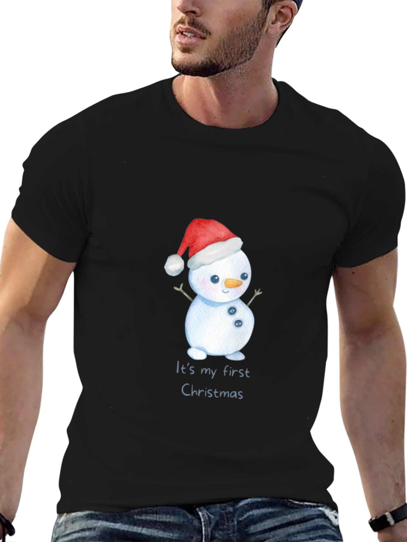 First Christmas Snowman T-Shirt - Holiday Apparel