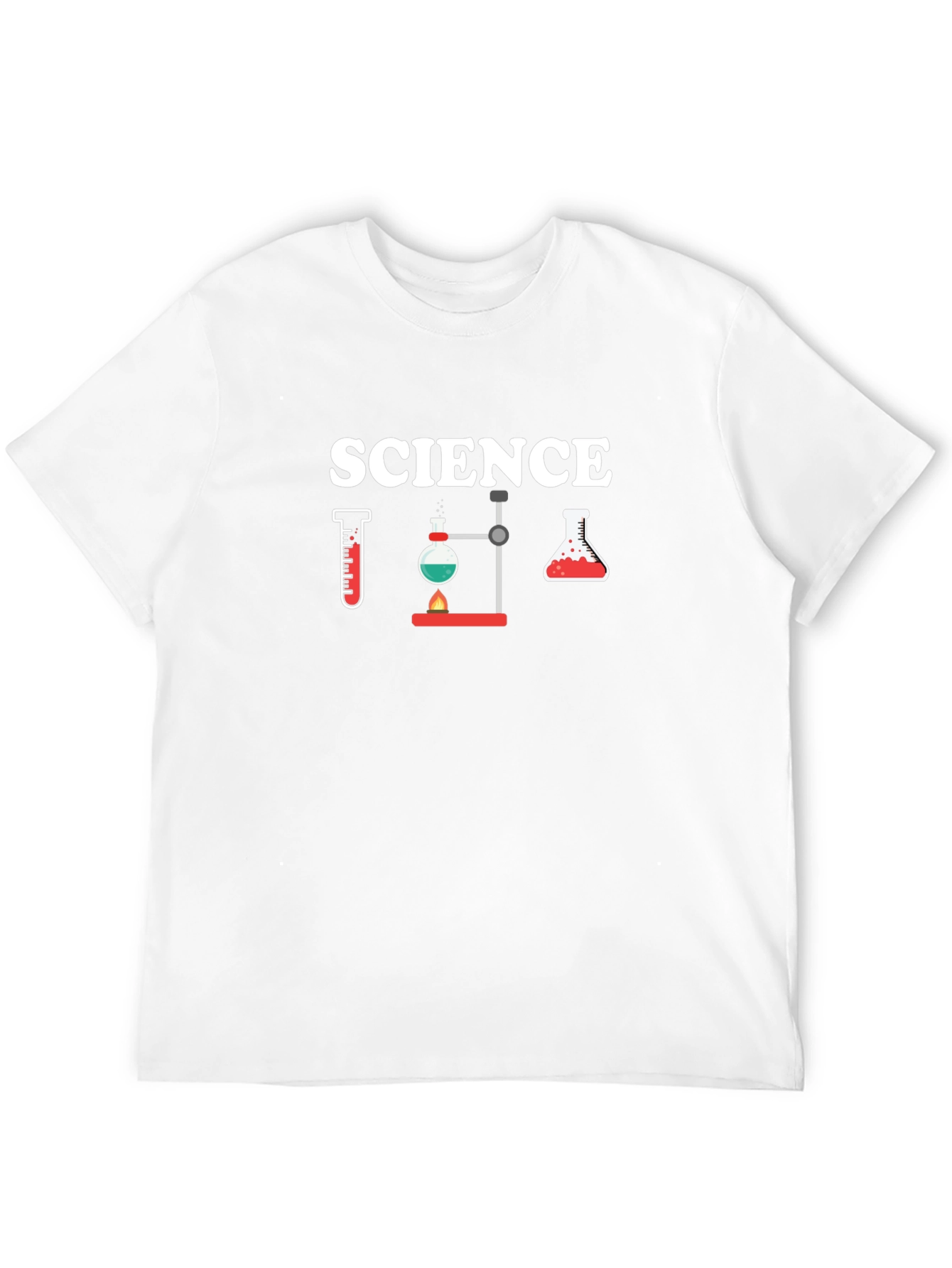 Science Graphic T-Shirt - Black