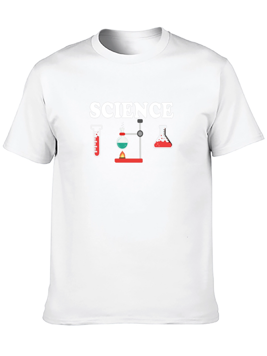 Science Graphic T-Shirt - Black