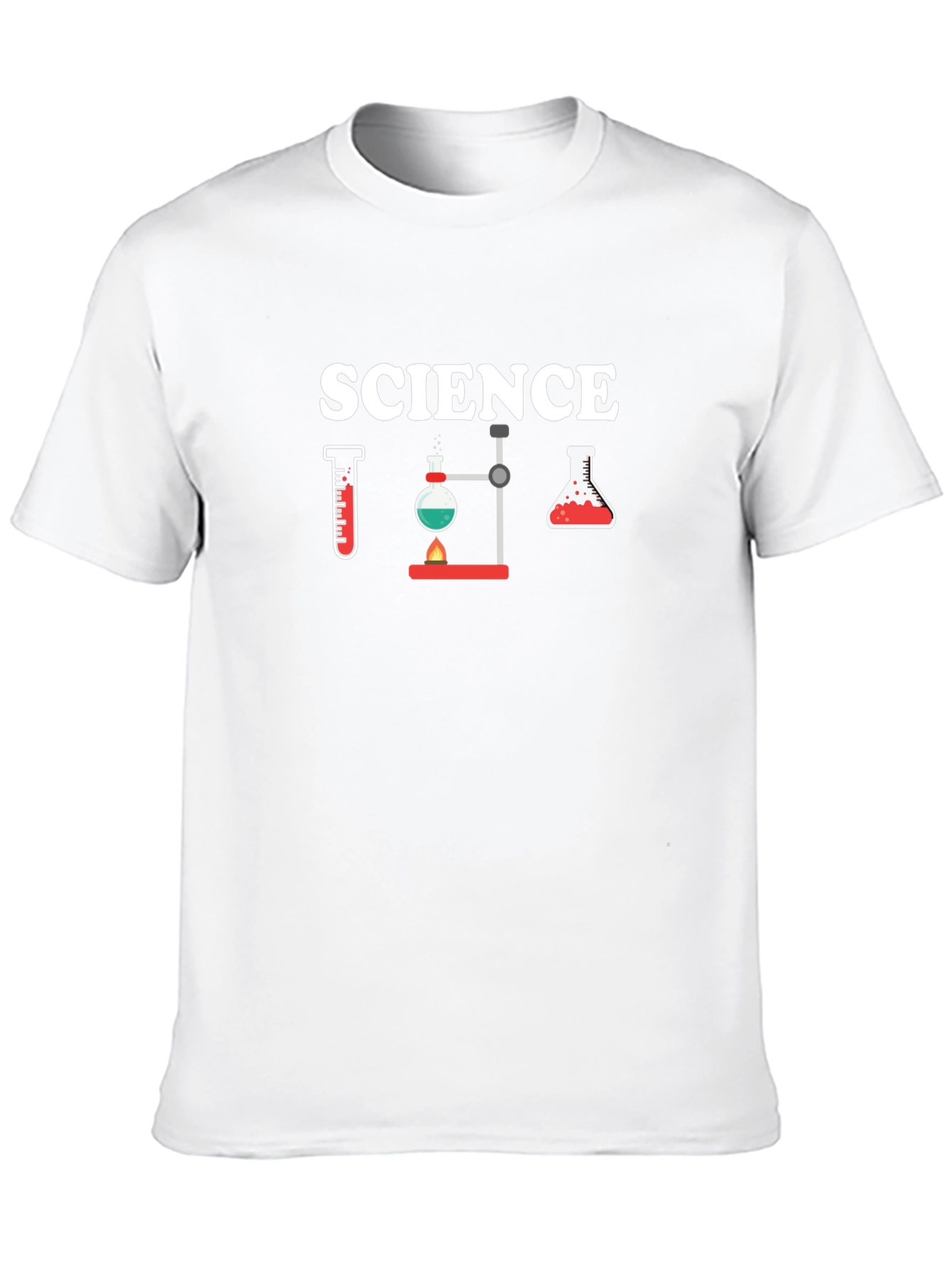 Science Graphic T-Shirt - Black