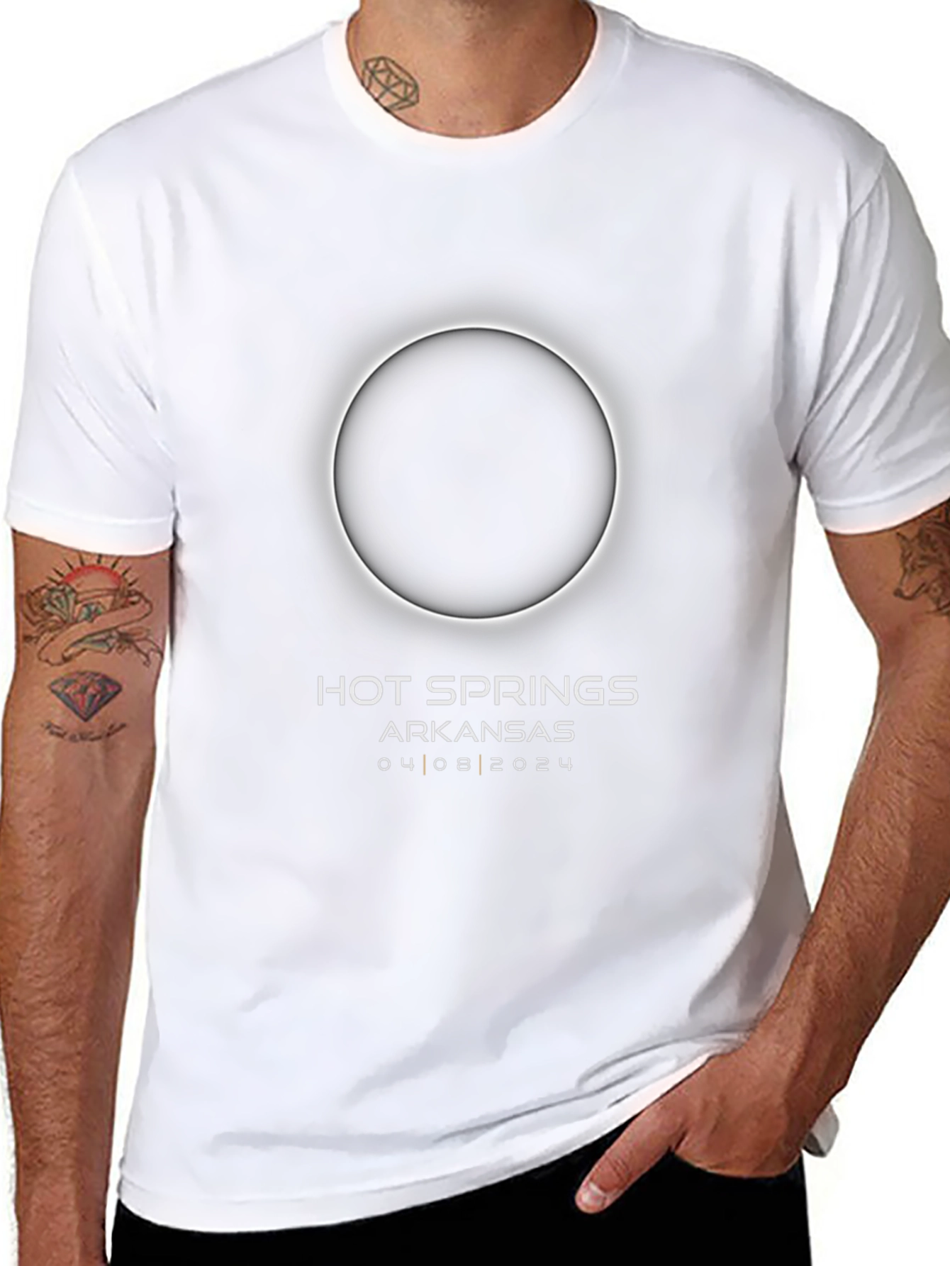 Hot Springs Arkansas Solar Eclipse T-Shirt
