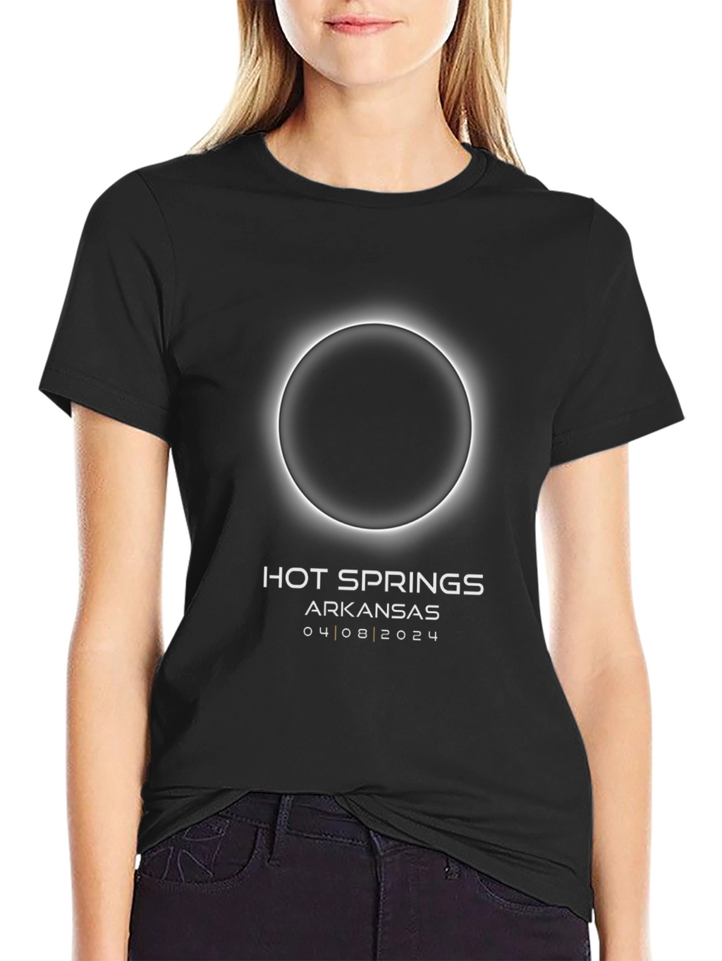 Hot Springs Arkansas Solar Eclipse T-Shirt