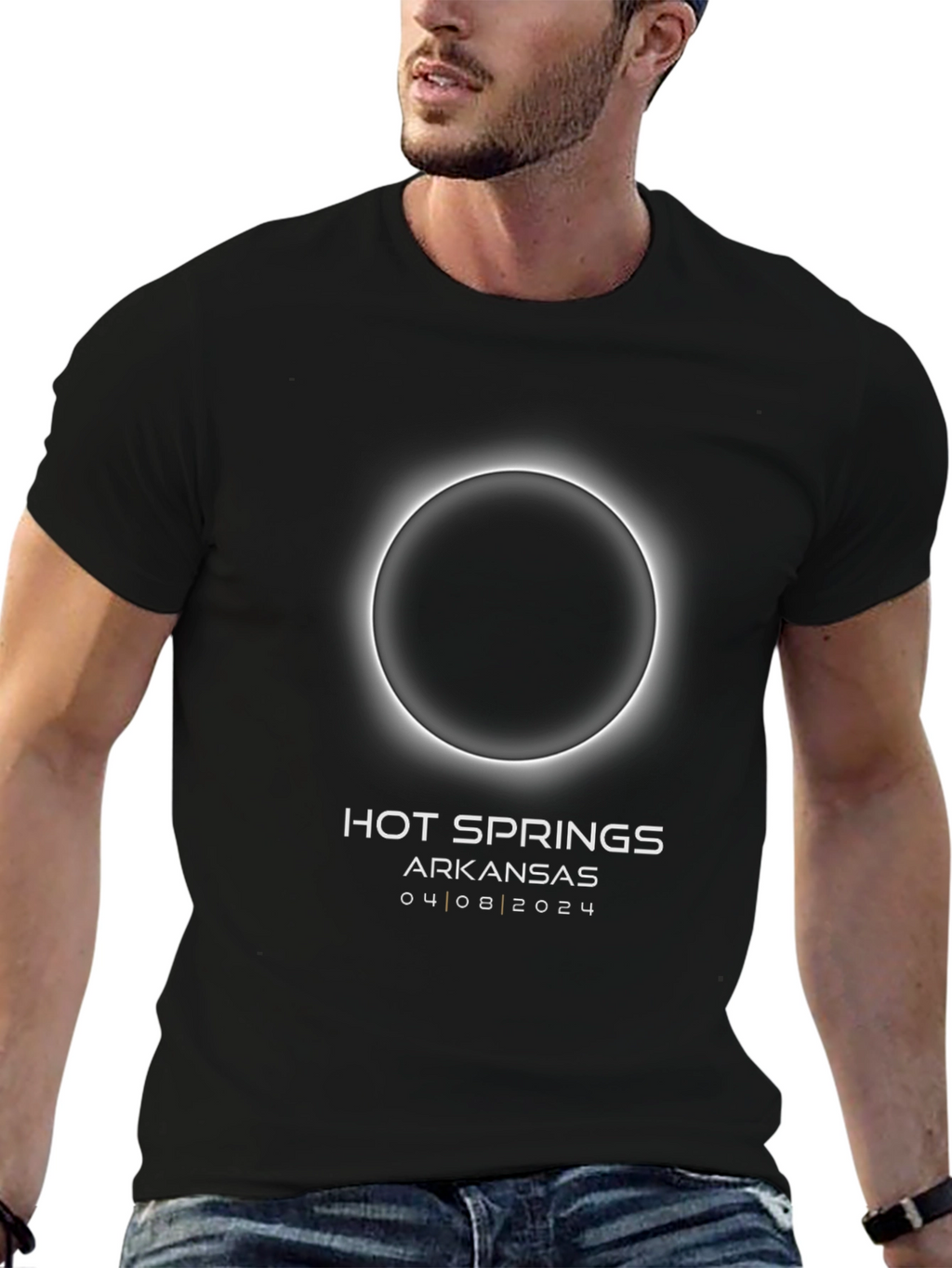 Hot Springs Arkansas Solar Eclipse T-Shirt