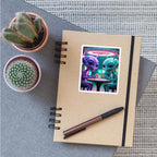 2 ALIENS PLAYING CARDS AND HAVING FUN 4