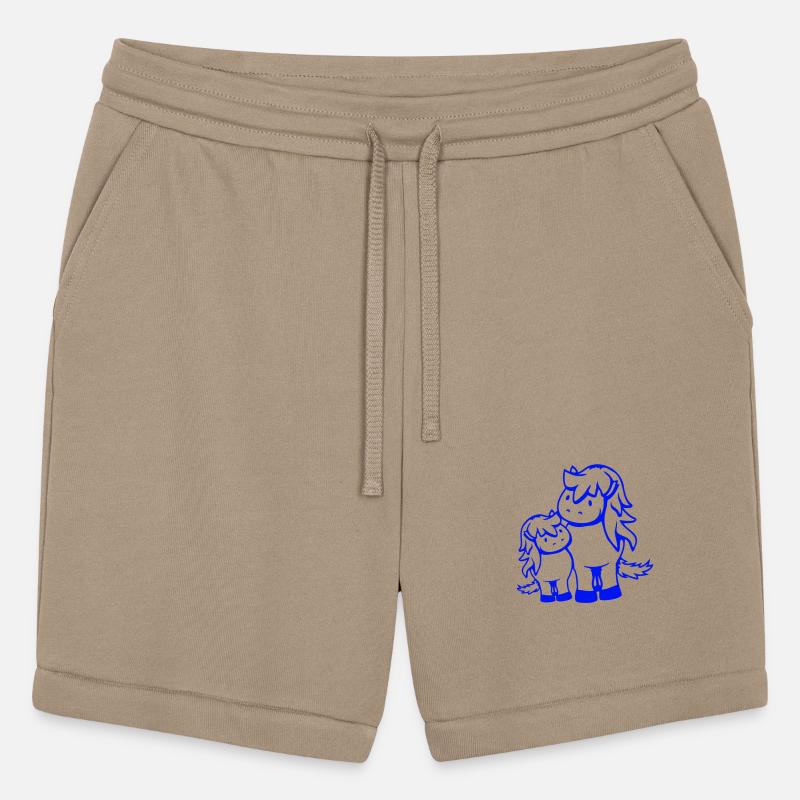 2 cute horses child family mum dad mother father