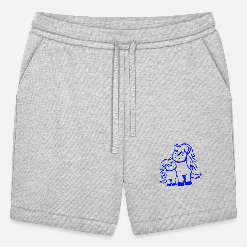 2 cute horses child family mum dad mother father