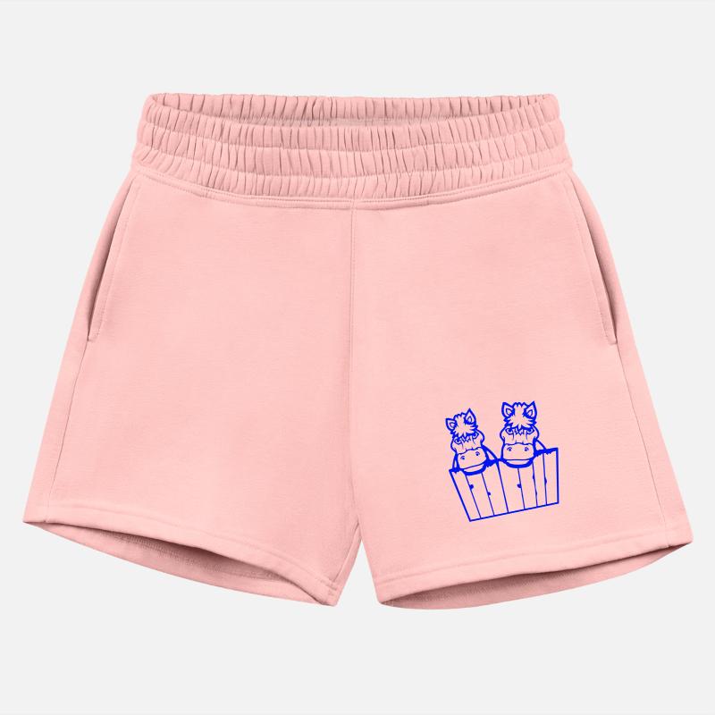 2 horses hidden behind fence wooden wall stable