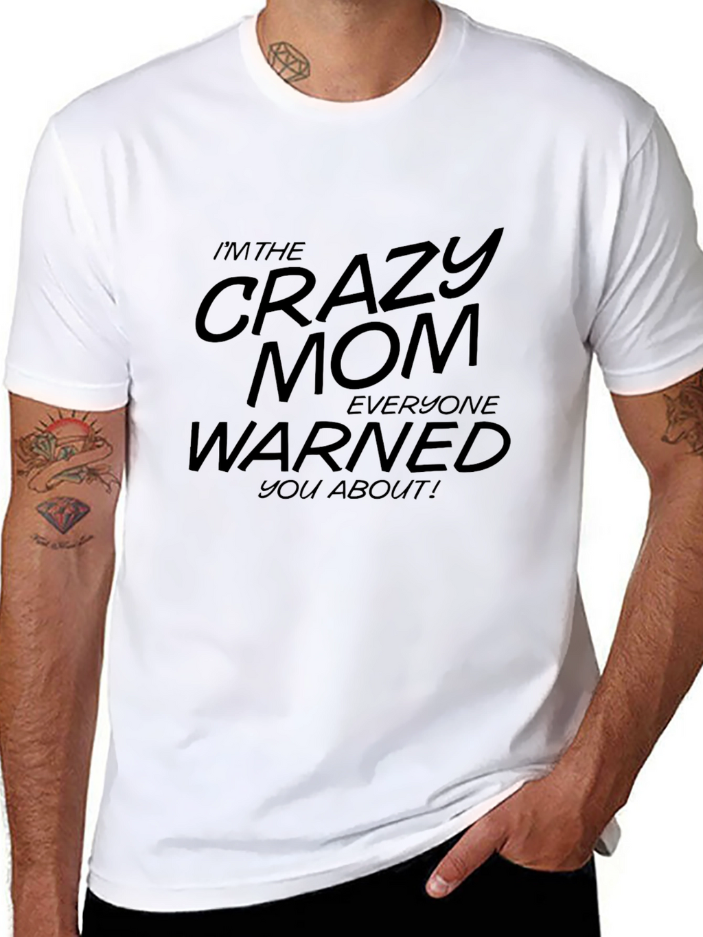 Crazy Mom T-Shirt - Funny Graphic Tee