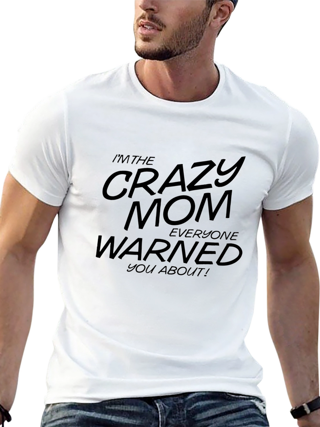 Crazy Mom T-Shirt - Funny Graphic Tee