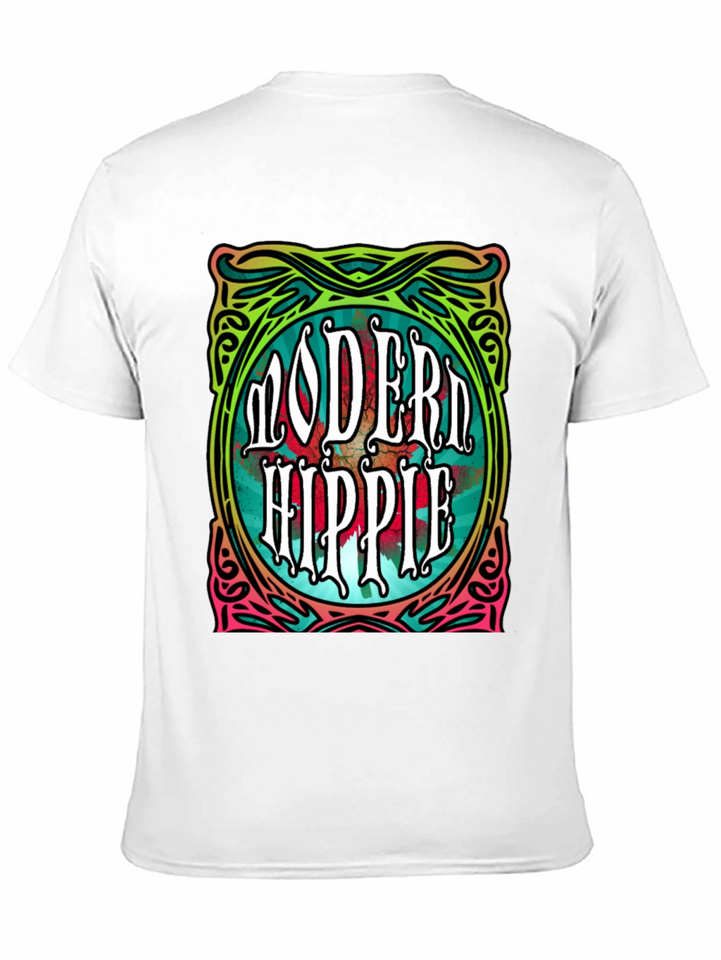 Modern Hippie Graphic Tee - Retro Style