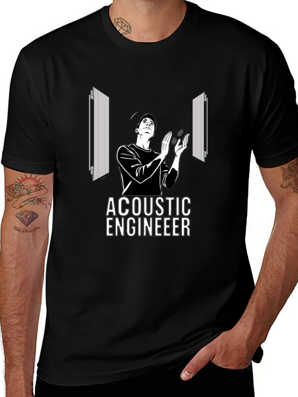 Acoustic Engineer T-Shirt - Sound Expert Tee