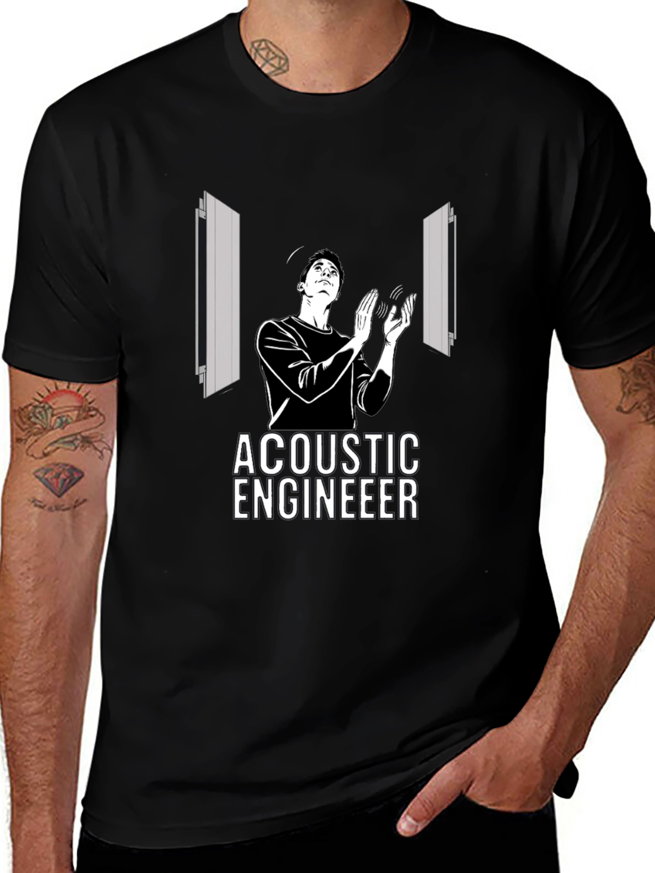 Acoustic Engineer T-Shirt - Sound Expert Tee