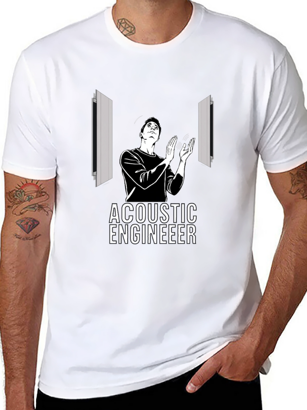 Acoustic Engineer T-Shirt - Sound Expert Tee