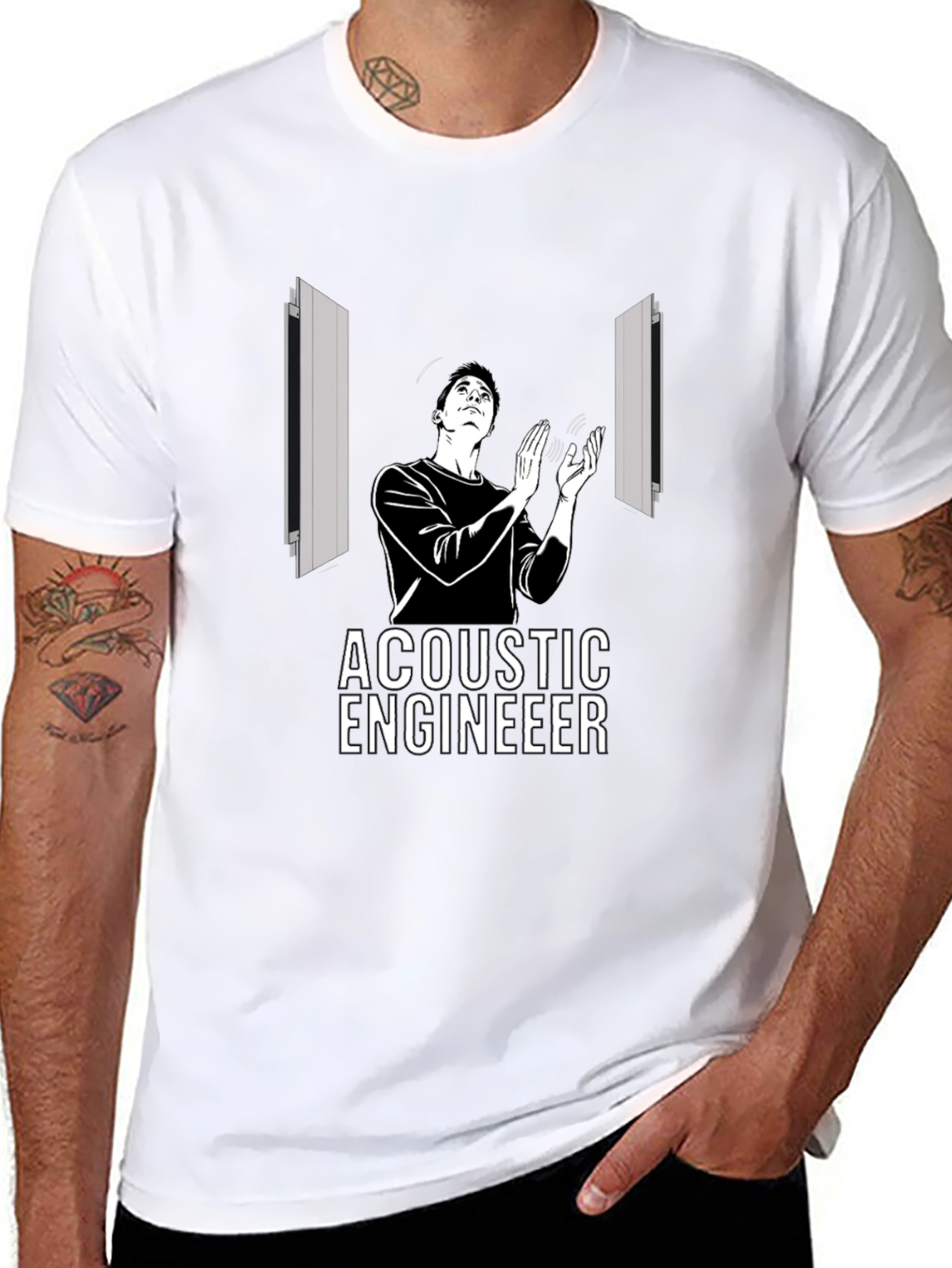 Acoustic Engineer T-Shirt - Sound Expert Tee