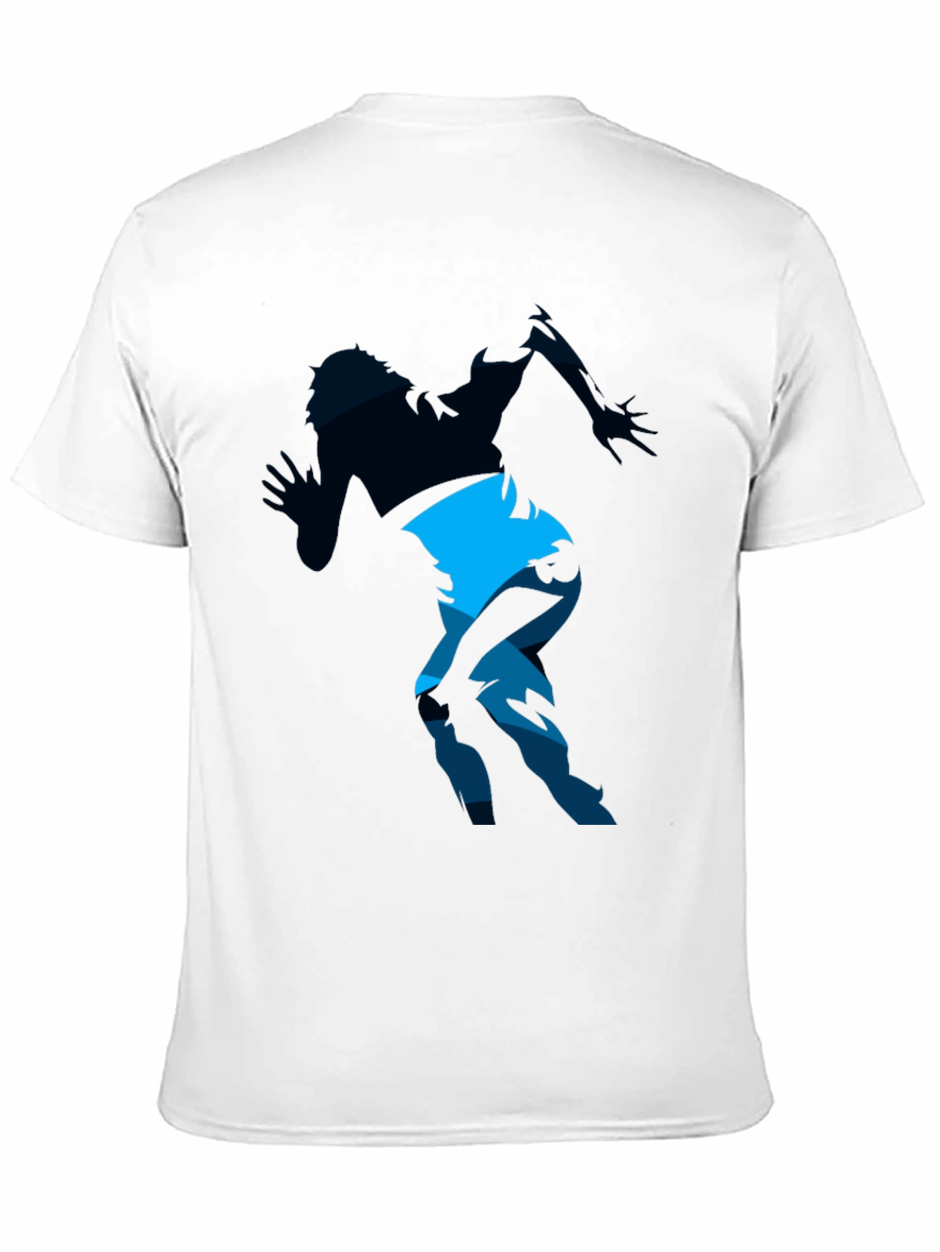 Cool Graphic Print Black T-Shirt