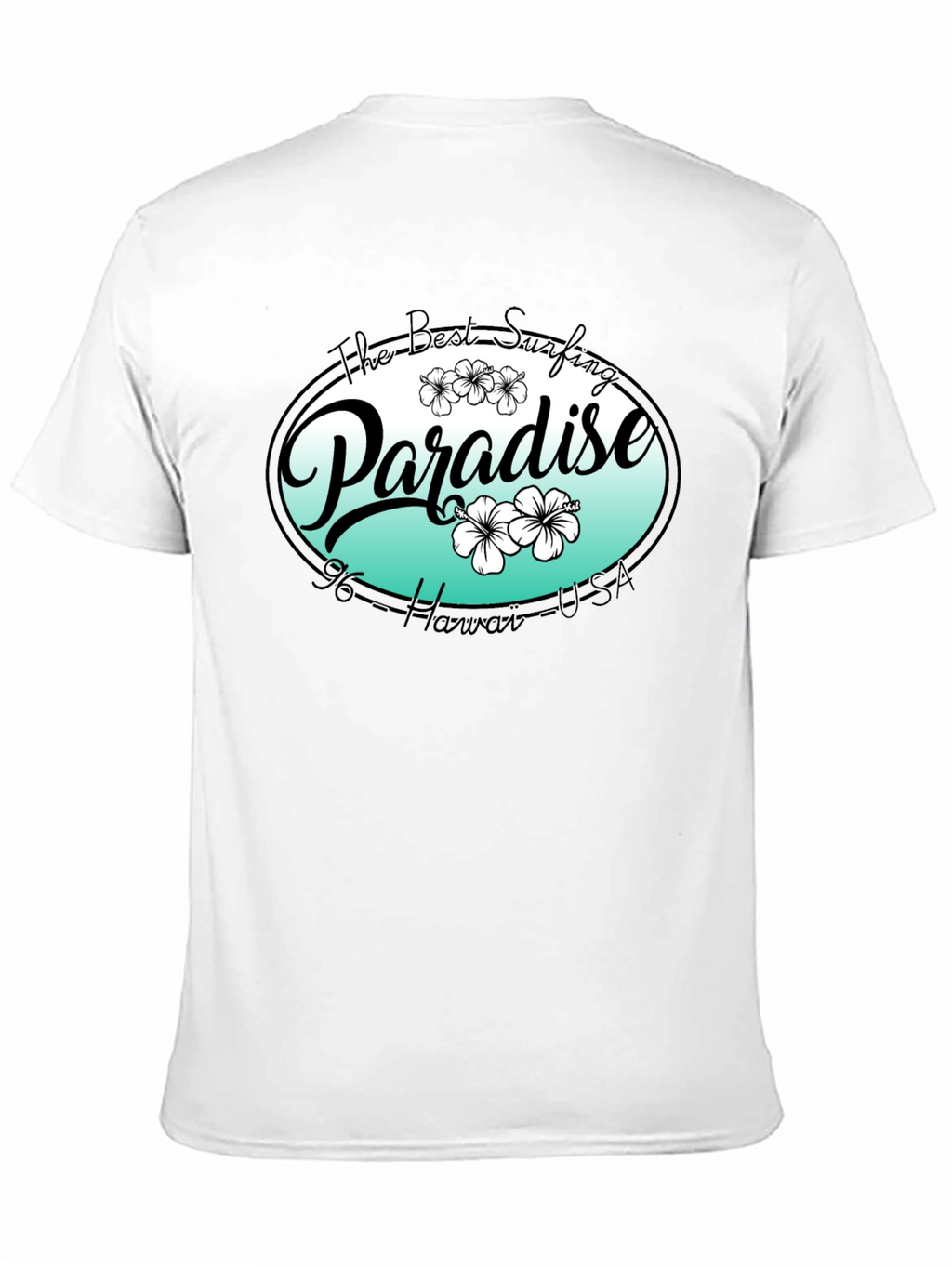 Paradise Hawaii T-Shirt - Surfing Beach Style