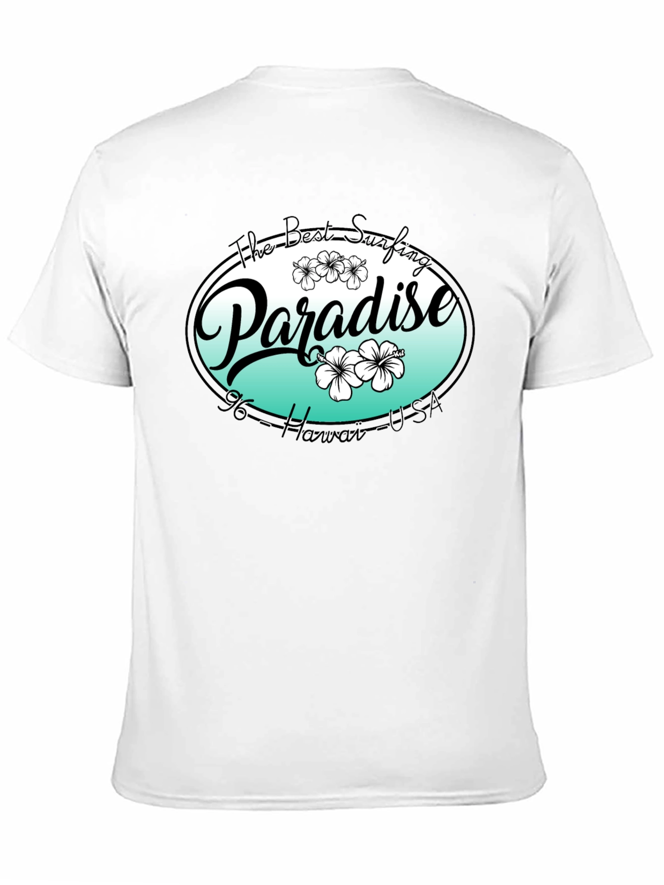Paradise Hawaii T-Shirt - Surfing Beach Style