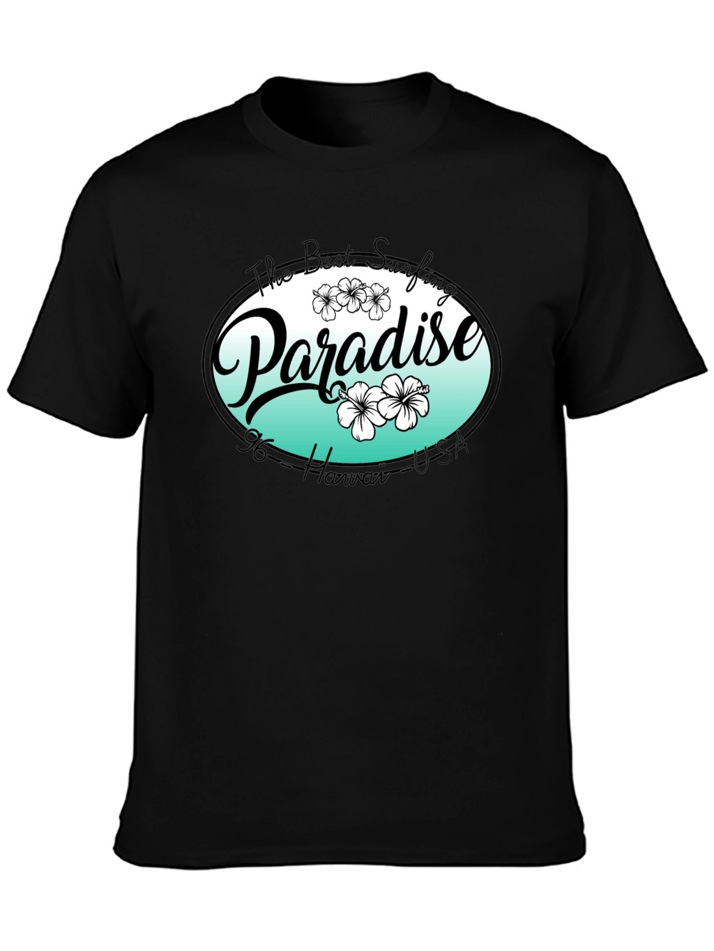 Paradise Hawaii T-Shirt - Surfing Beach Style