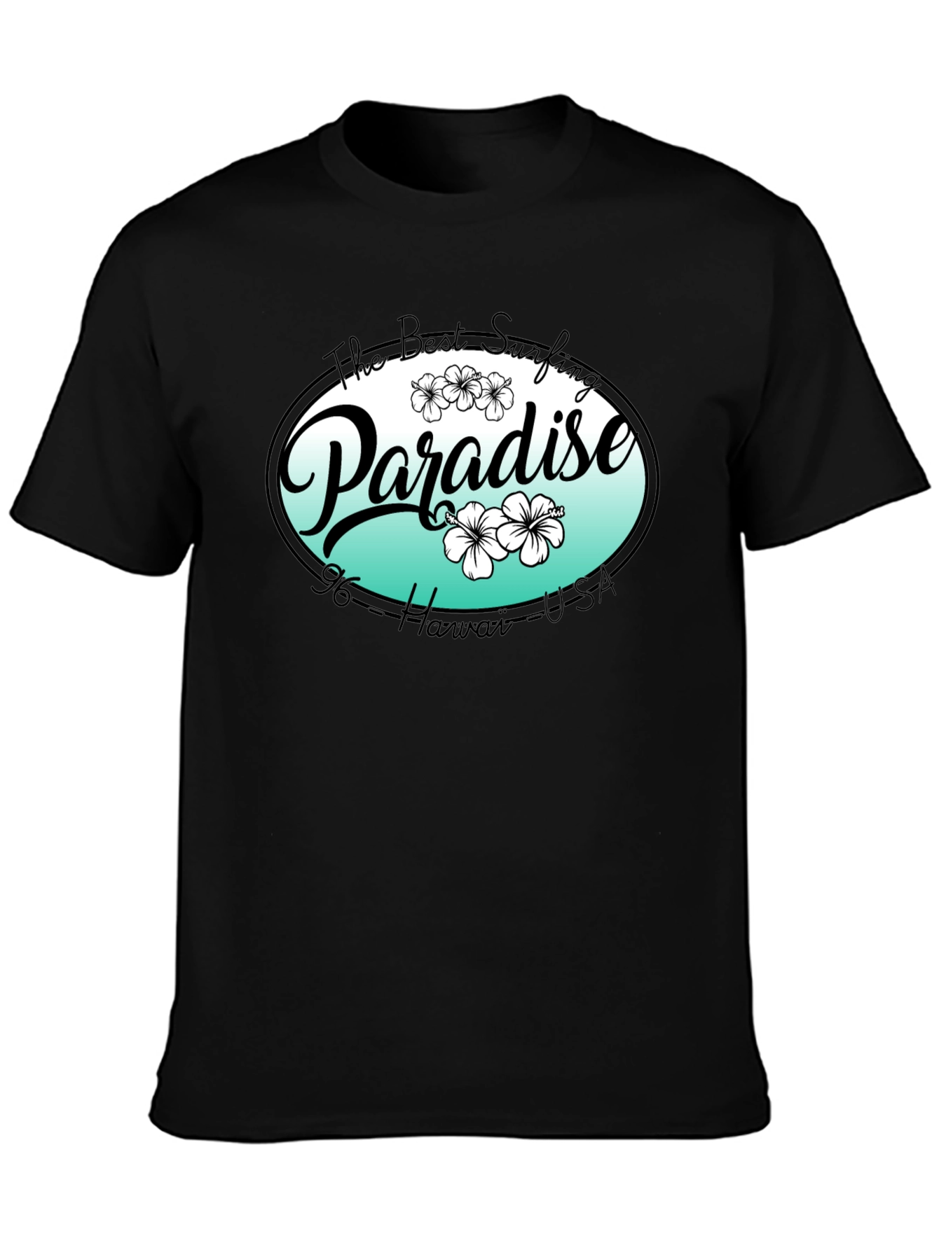 Paradise Hawaii T-Shirt - Surfing Beach Style