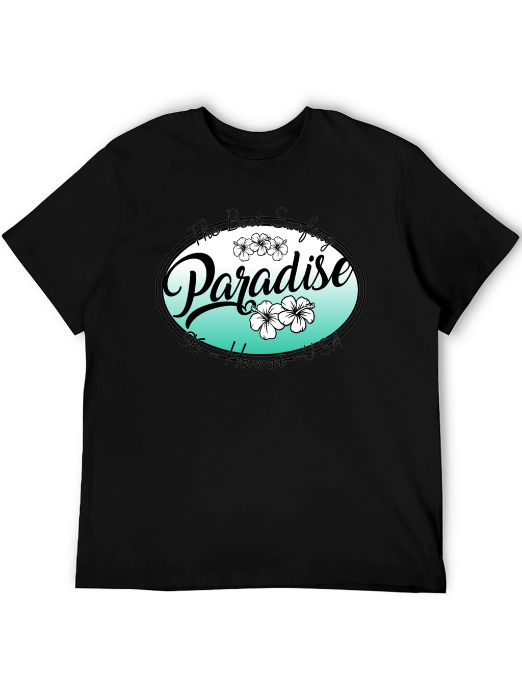 Paradise Hawaii T-Shirt - Surfing Beach Style