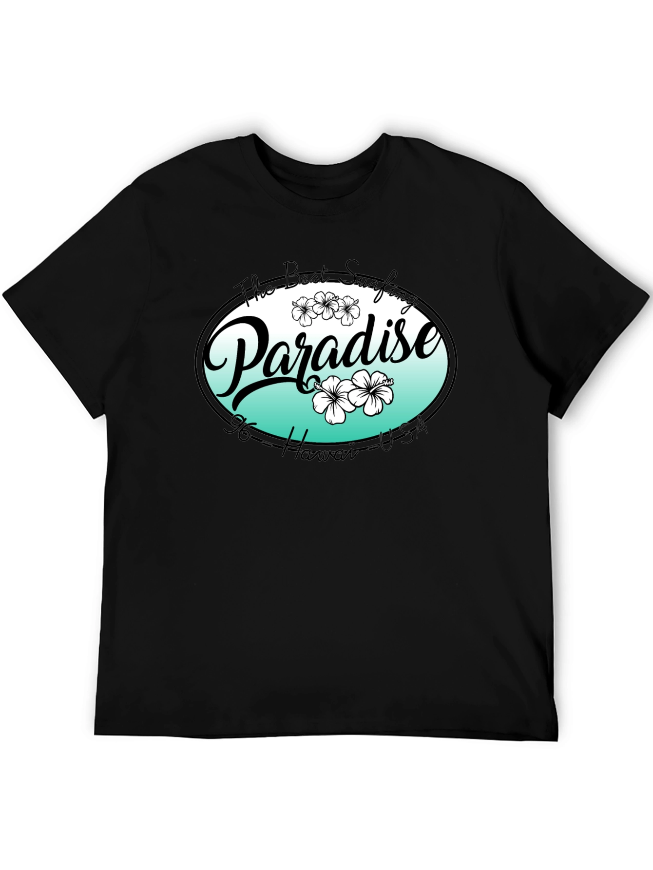 Paradise Hawaii T-Shirt - Surfing Beach Style