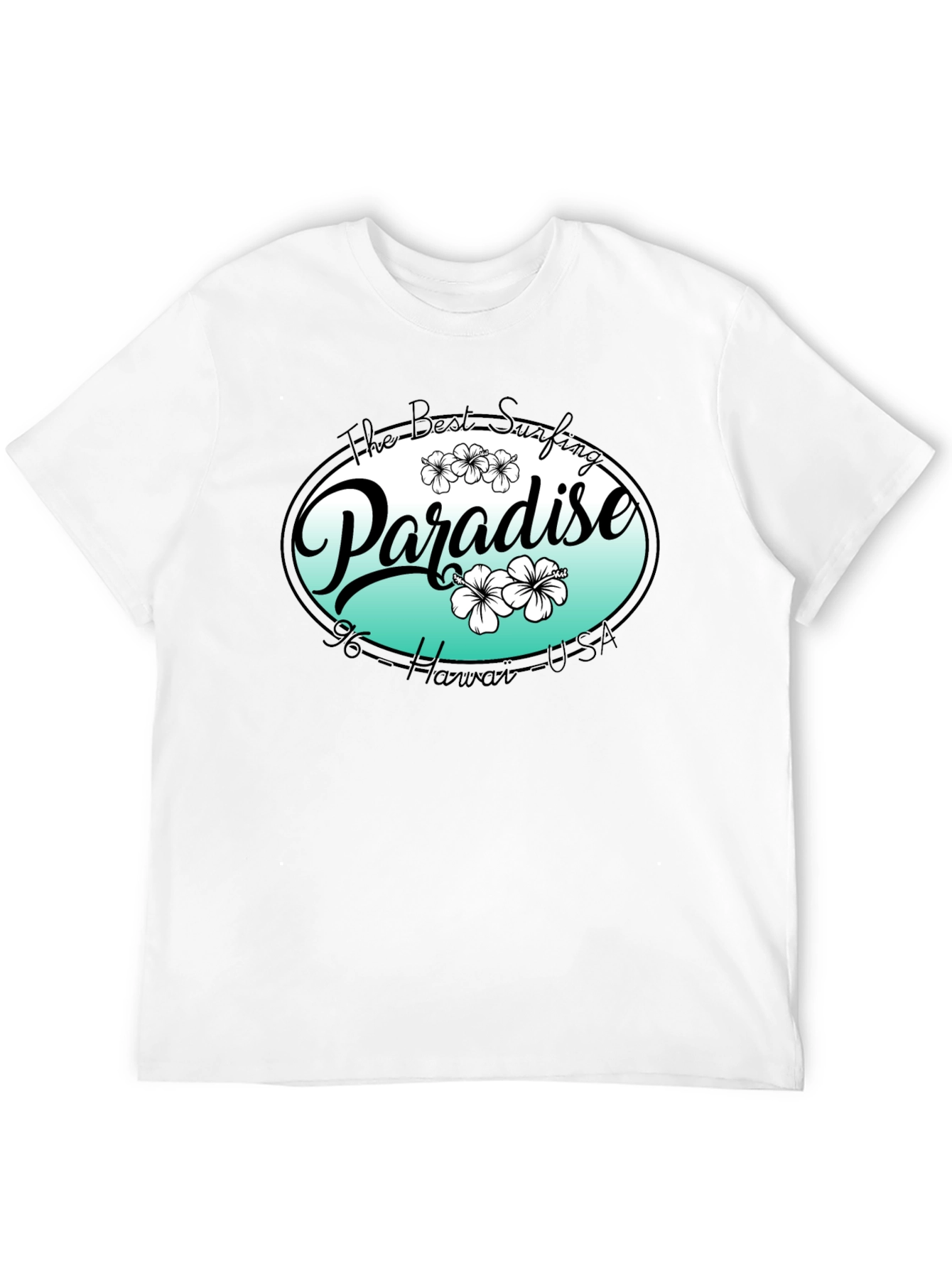 Paradise Hawaii T-Shirt - Surfing Beach Style