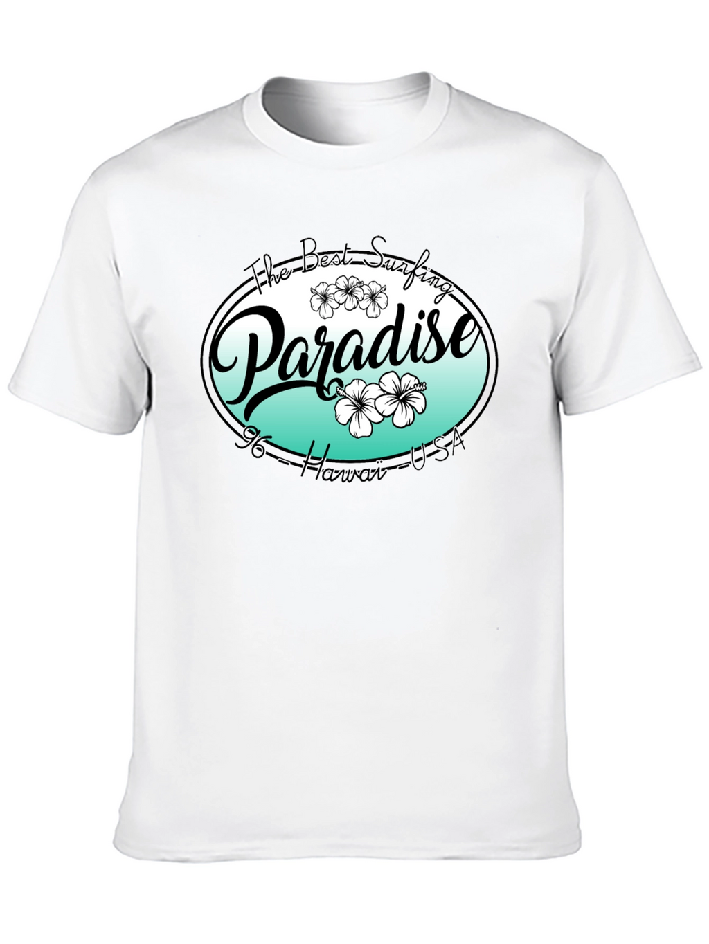 Paradise Hawaii T-Shirt - Surfing Beach Style