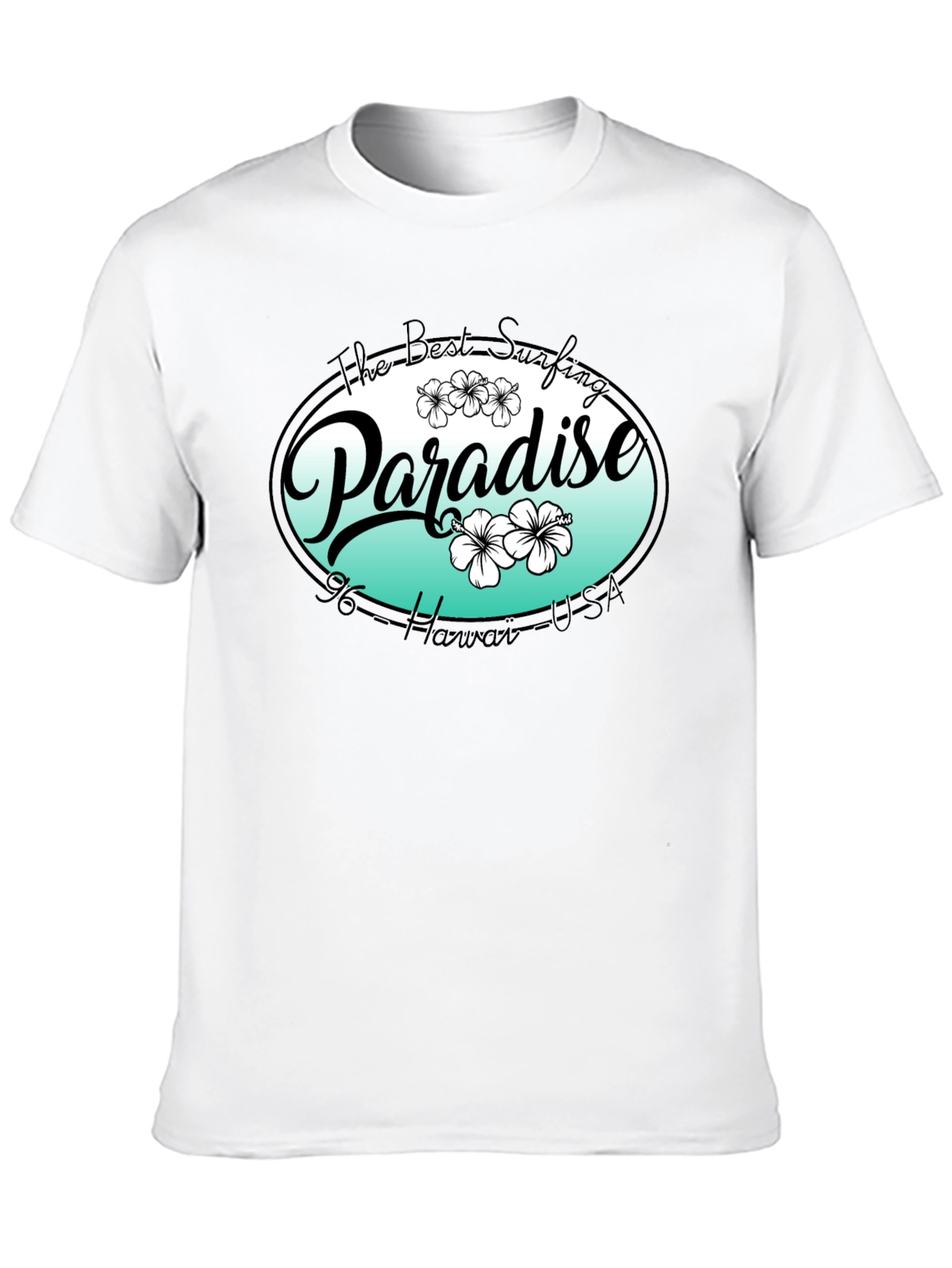 Paradise Hawaii T-Shirt - Surfing Beach Style