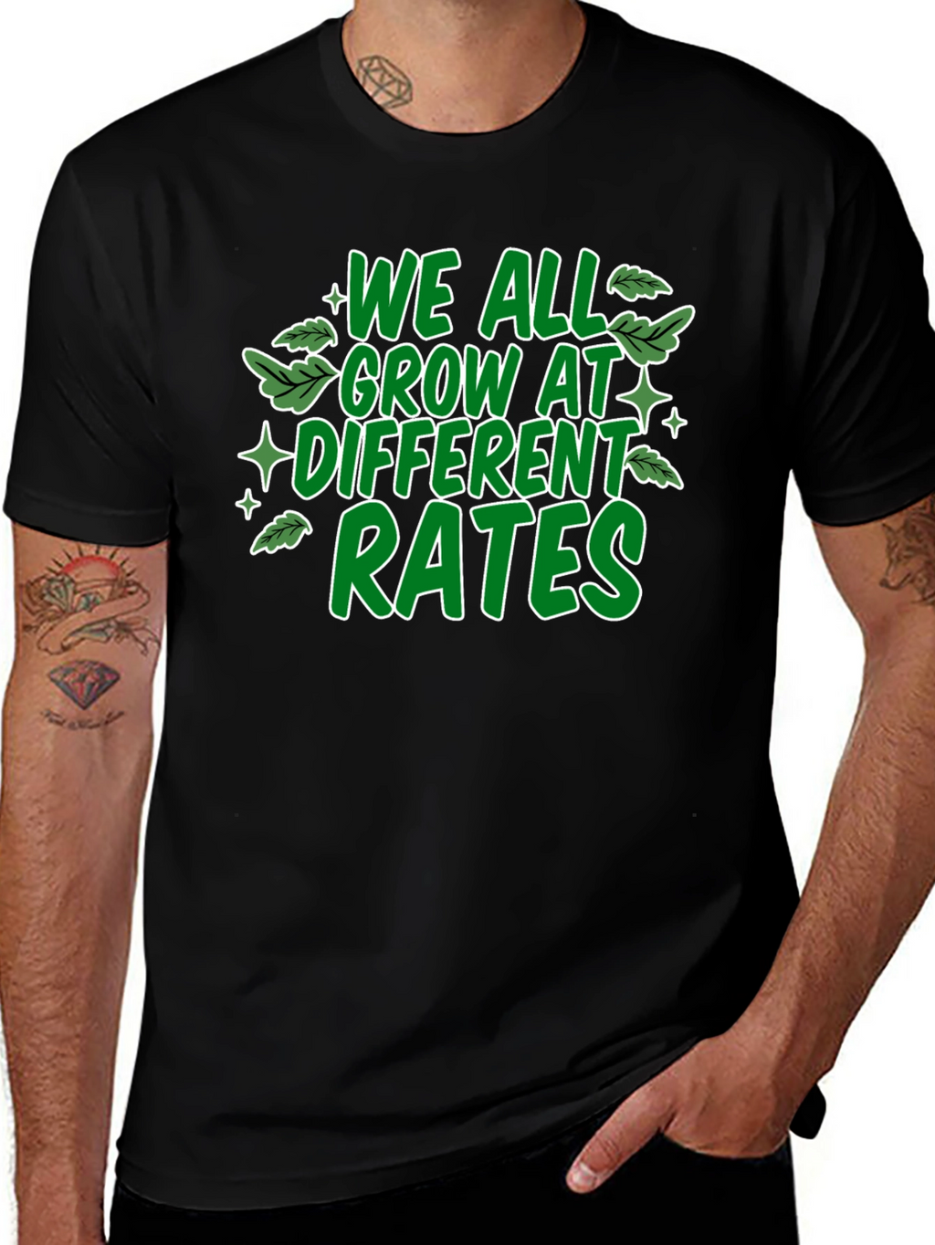 We All Grow At Different Rates Graphic T-Shirt