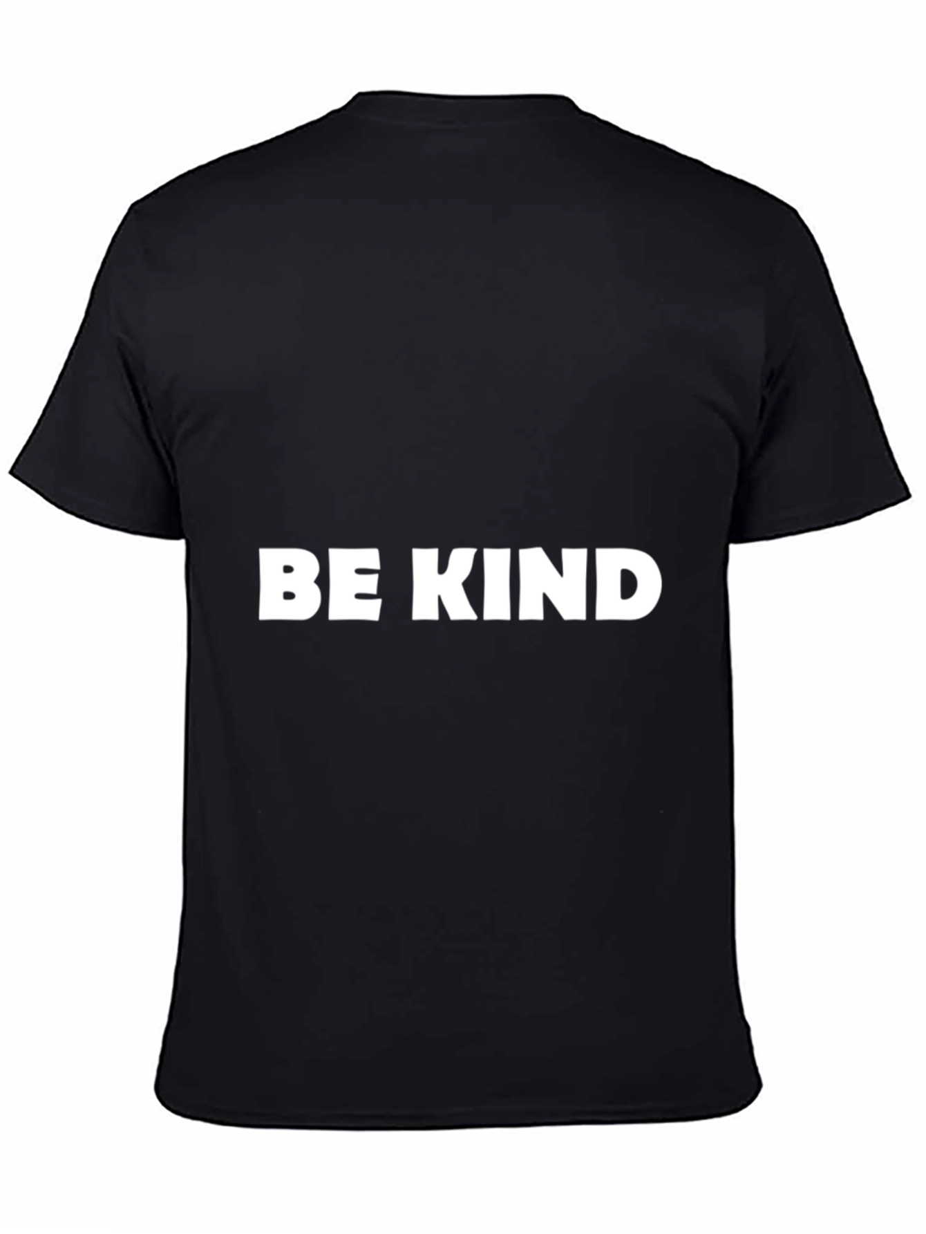 Be Kind Black Tee - Positive Message T-Shirt