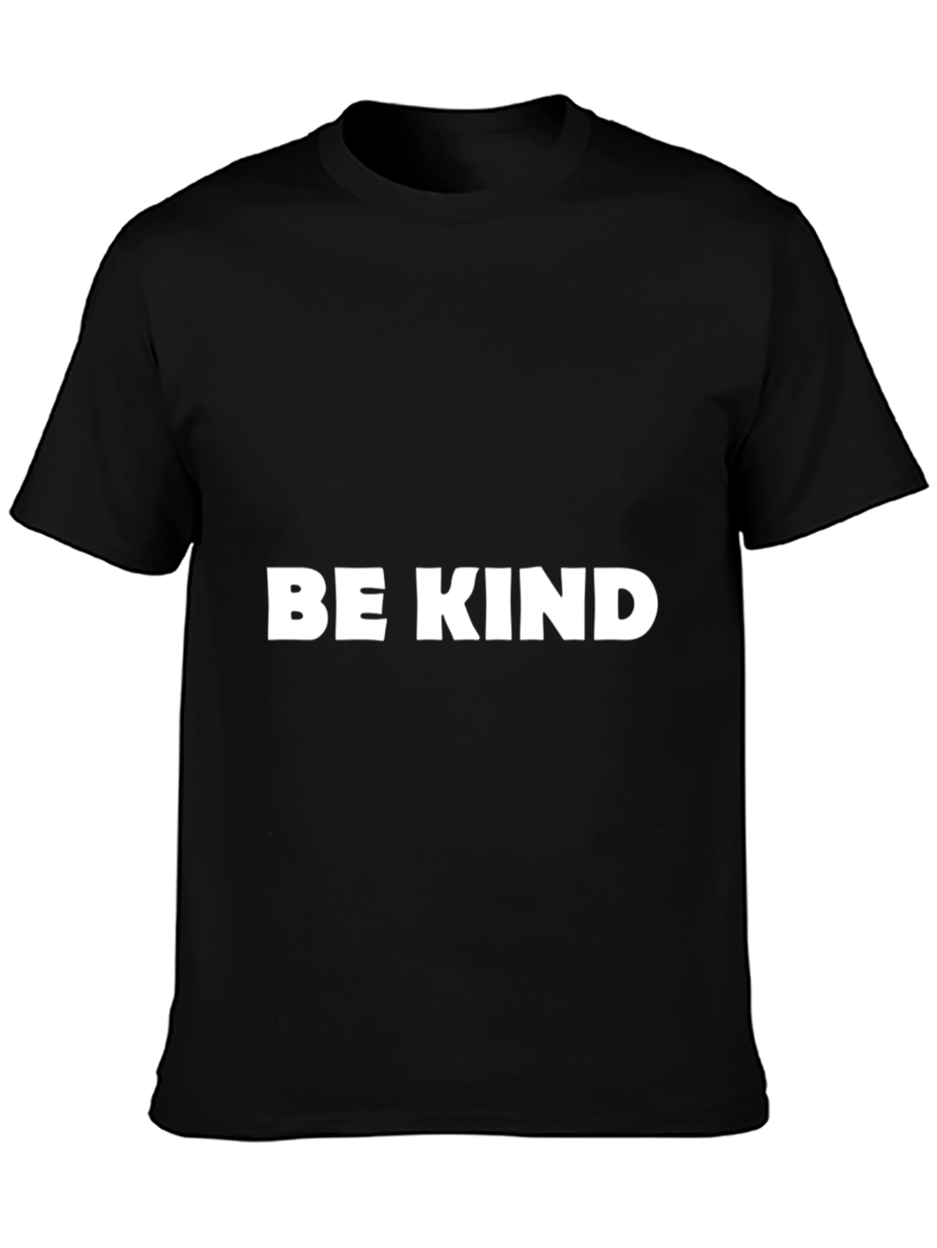Be Kind Black Tee - Positive Message T-Shirt