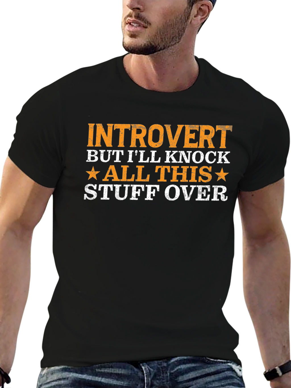 Introvert Knock Stuff Over T-Shirt