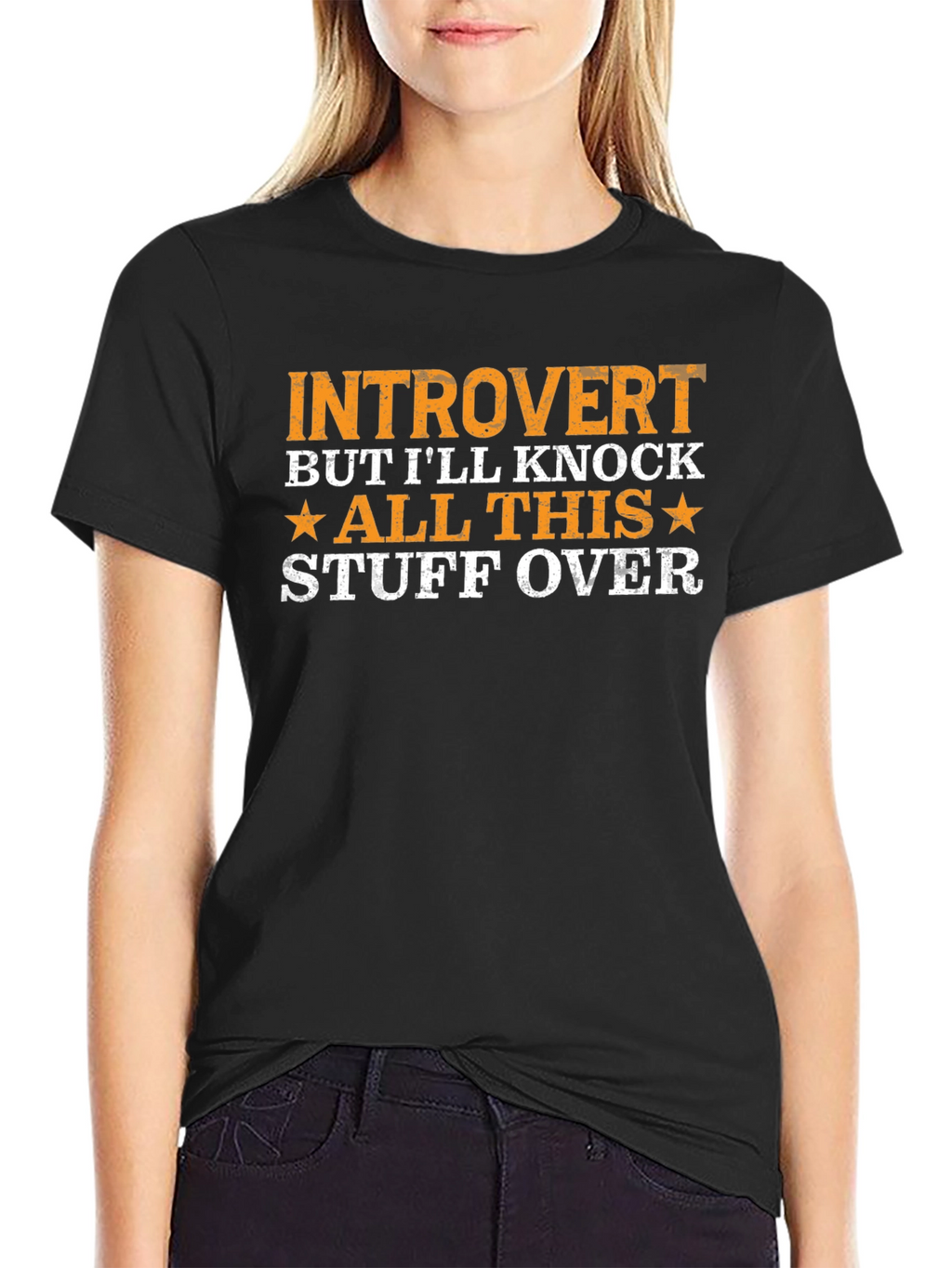 Introvert Knock Stuff Over T-Shirt