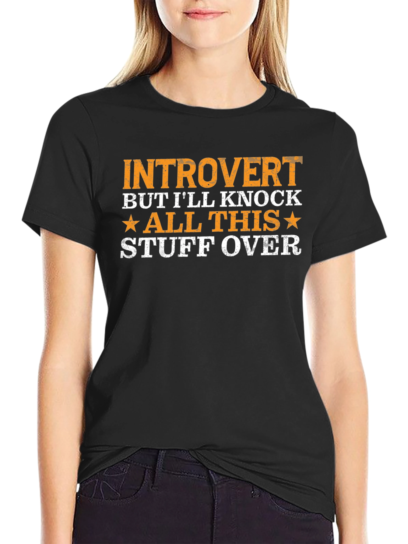 Introvert Knock Stuff Over T-Shirt