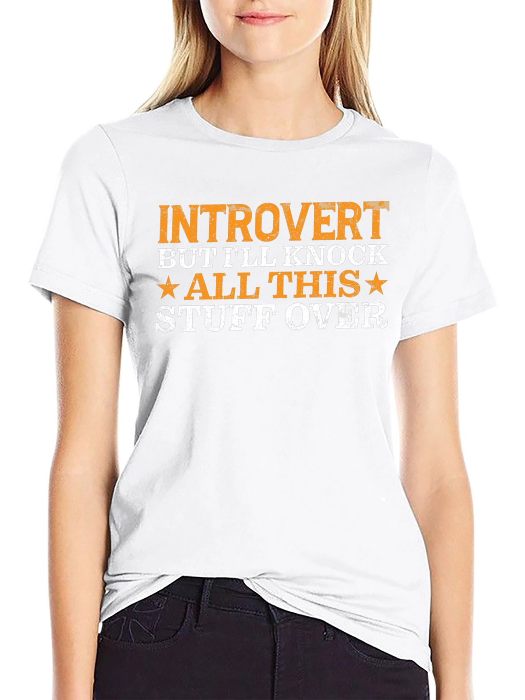 Introvert Knock Stuff Over T-Shirt