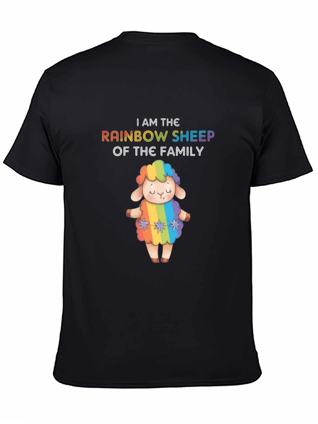 Rainbow Sheep Family Pride T-Shirt