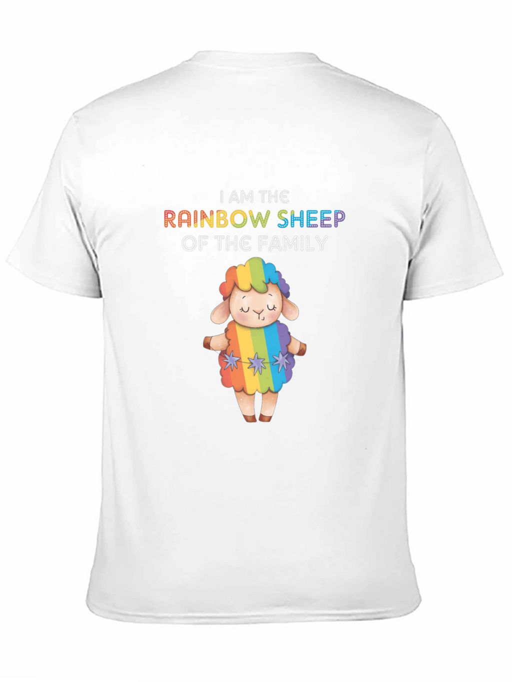 Rainbow Sheep Family Pride T-Shirt