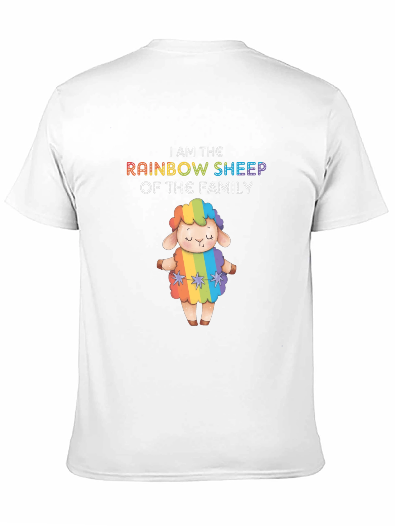 Rainbow Sheep Family Pride T-Shirt
