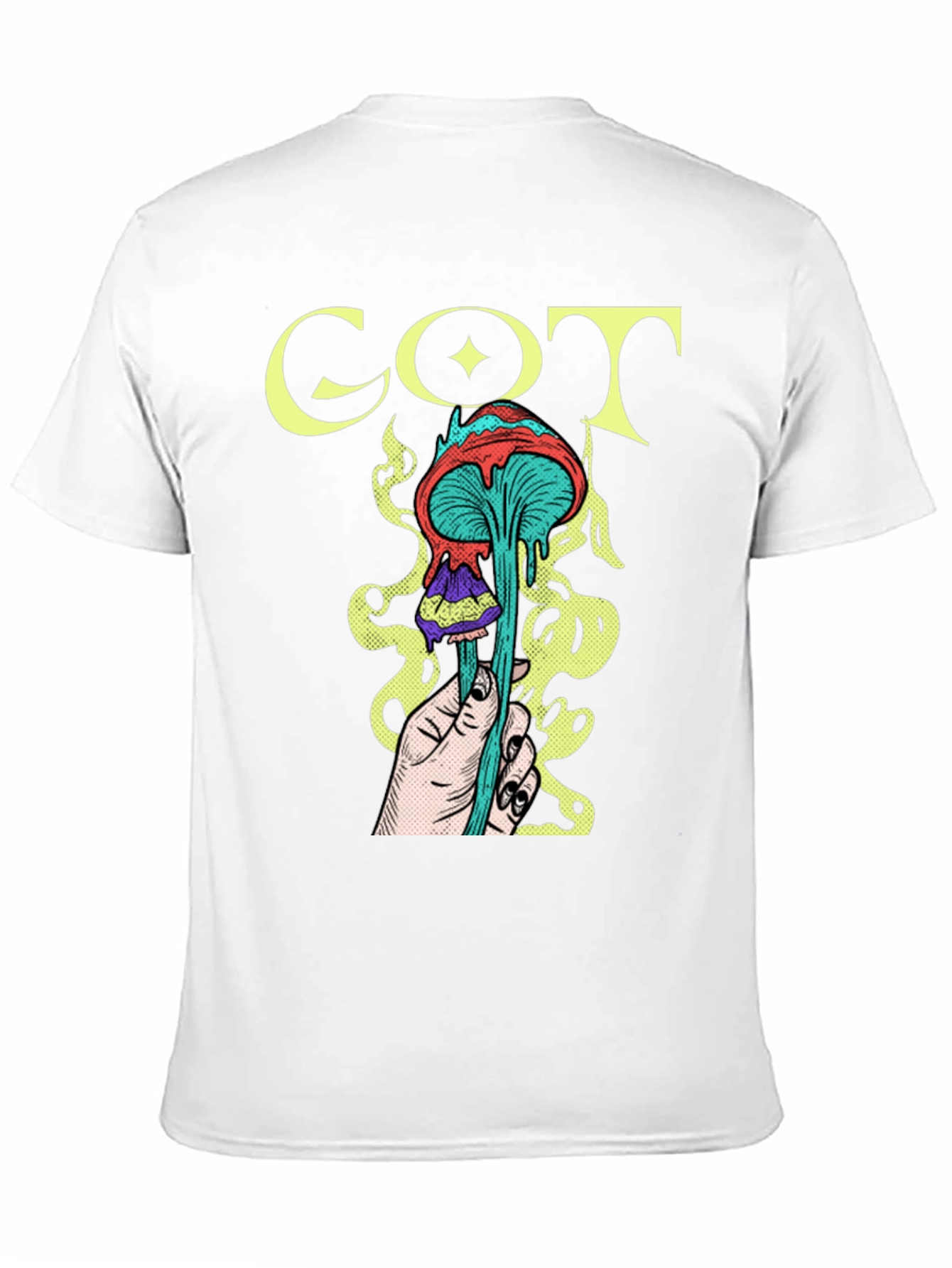 Psychedelic Mushroom Graphic T-Shirt