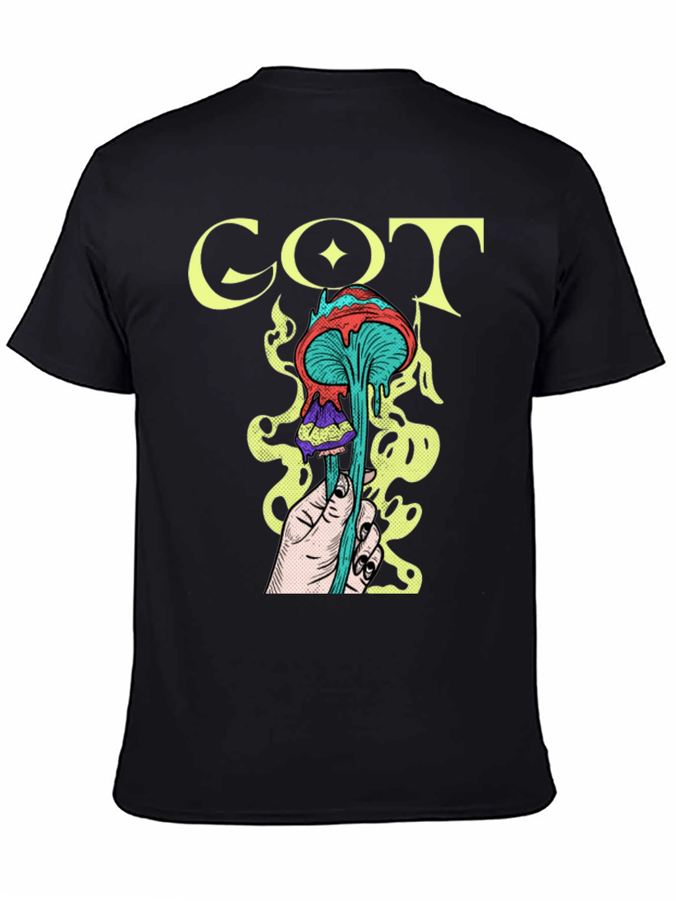 Psychedelic Mushroom Graphic T-Shirt