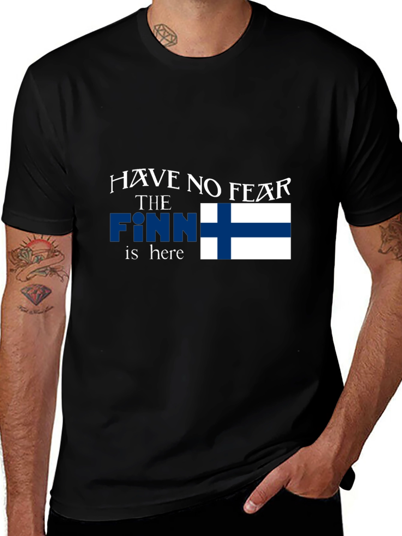 Finnish Pride T-Shirt - Have No Fear The Finn Is Here!
