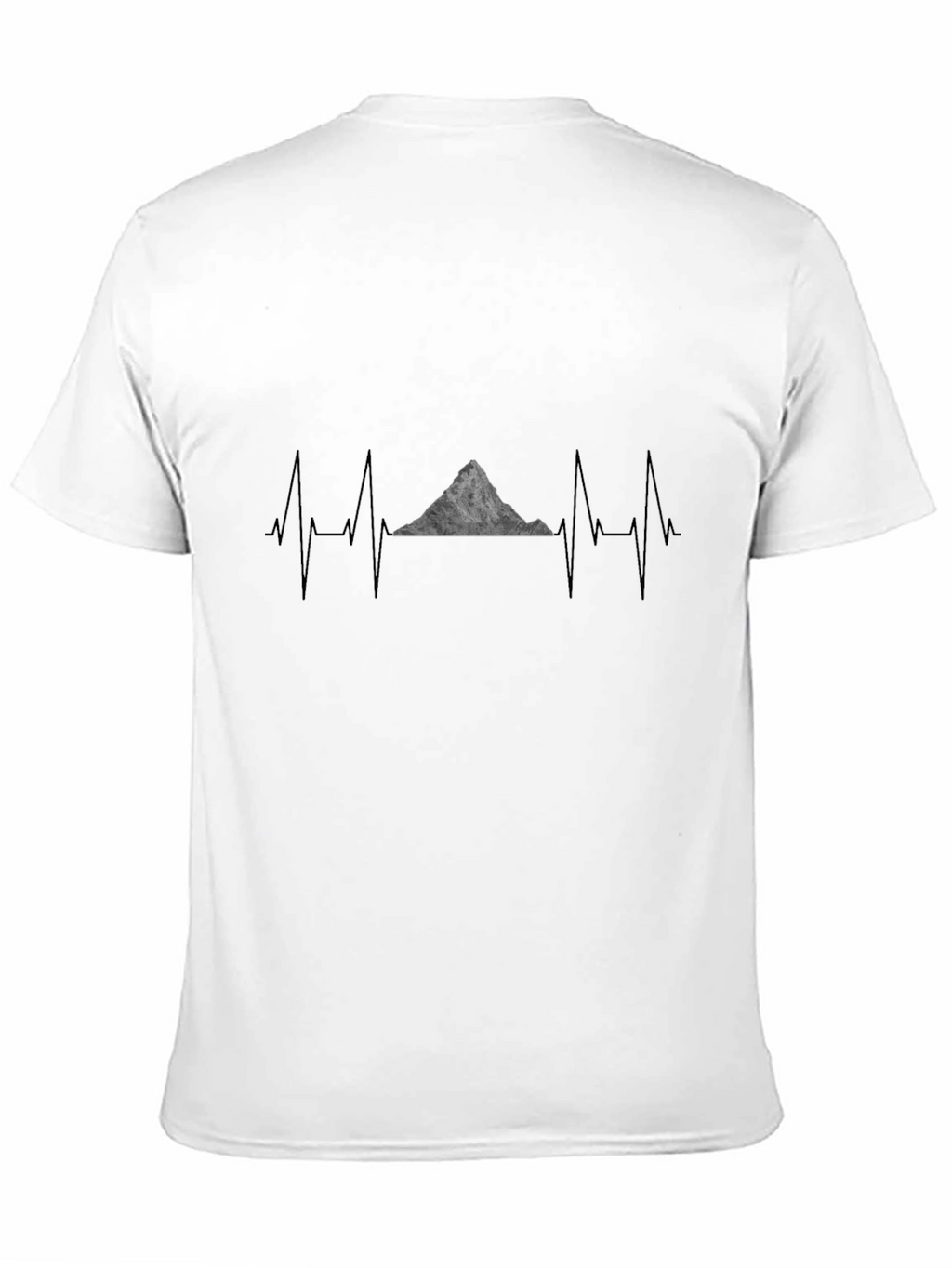 Mountain Heartbeat T-Shirt - Black Graphic Tee